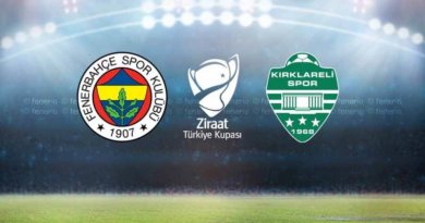 Fenerbahçe - GMG Kırklarelispor