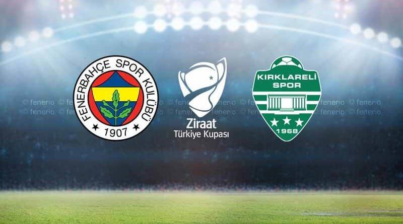 Fenerbahçe - GMG Kırklarelispor